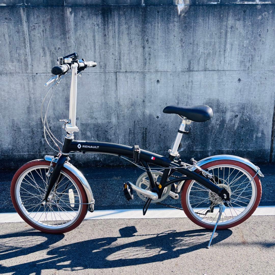 RENAULT 折りたたみ自転車 ブラック