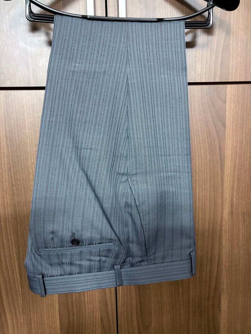 【美品】TENORAS スリーピーススーツ　ブルーグレーM