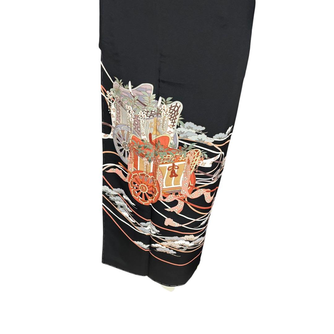 未使用近い　美品　袷　作家　正絹　黒留袖　フルセット　4点 西陣袋帯