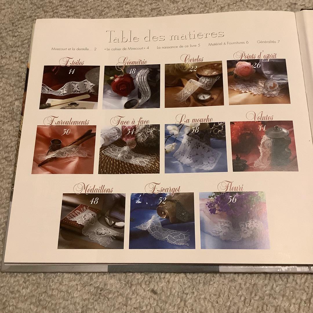 Dentelle de Mirecourt(レース　洋書)