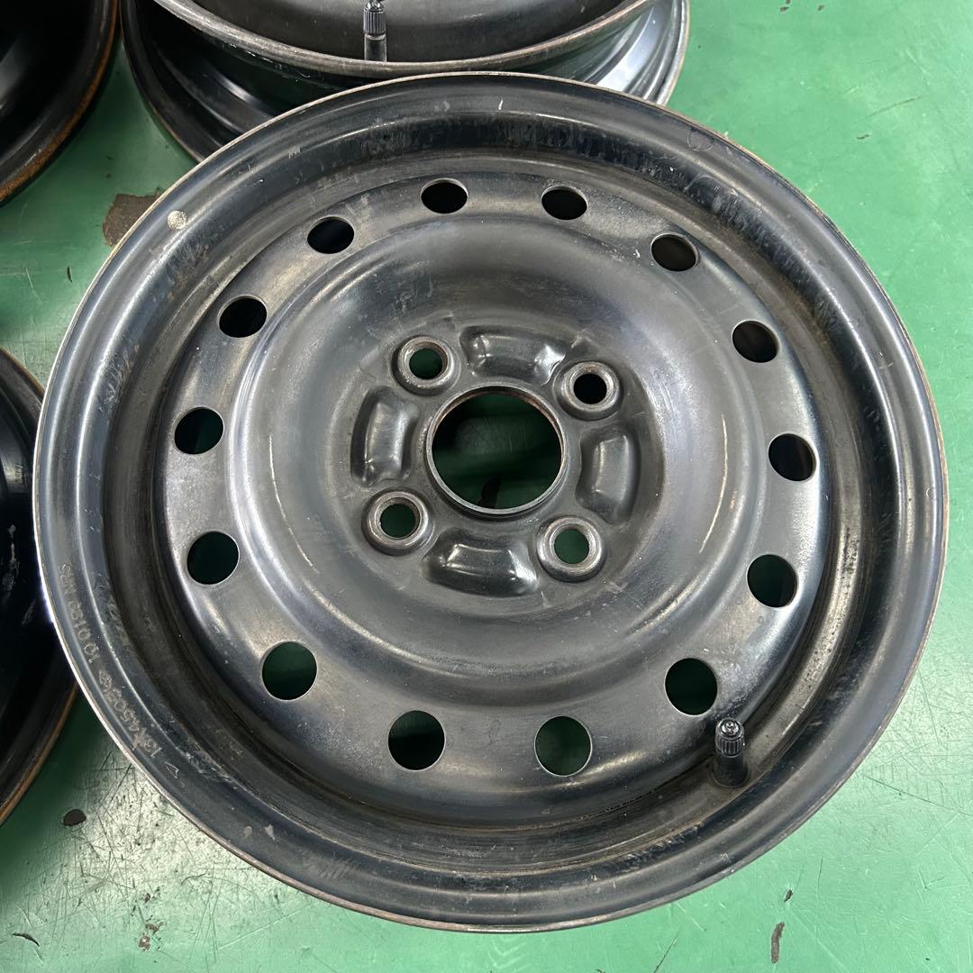 中古スチールホイール13X4.0　4/100　Φ54　ダイハツ純正4本セット
