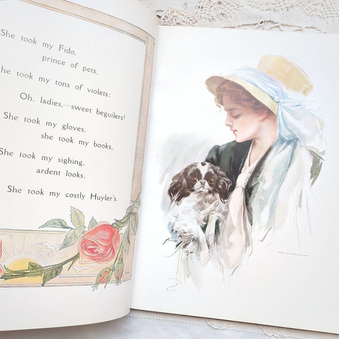 稀少1909年アンティーク 洋書 画集 絵本 児童書 ヴィクトリアン ヴンテージ