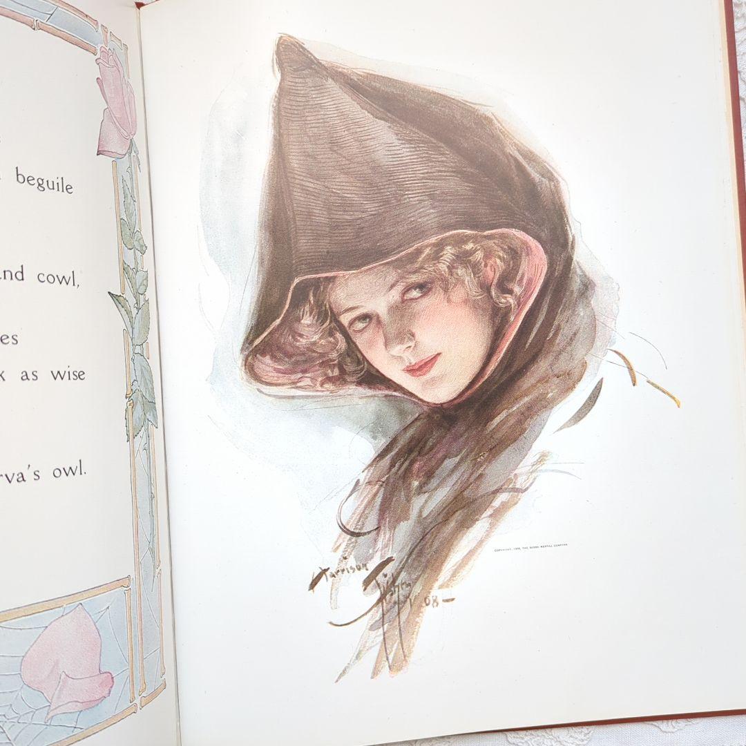 稀少1909年アンティーク 洋書 画集 絵本 児童書 ヴィクトリアン ヴンテージ