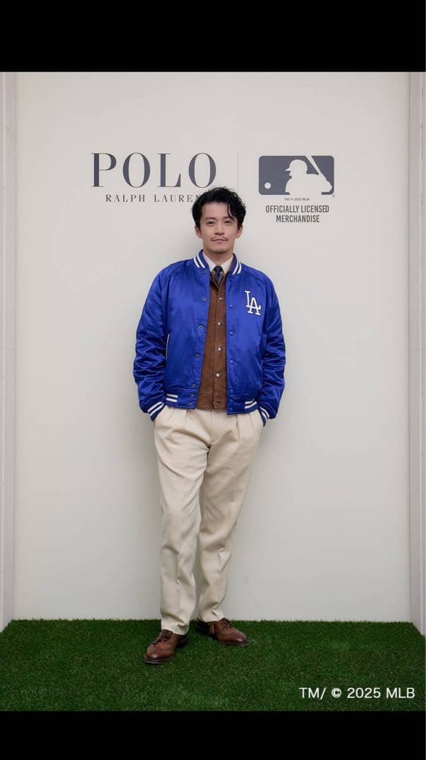 限定価格 Ralph Lauren ドジャース サテンジャケット MLB