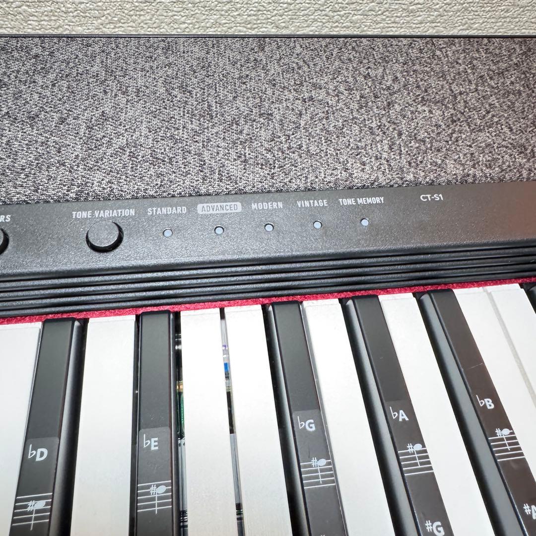 鍵盤楽器 Casiotone CT-S1BK