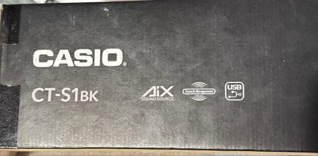 鍵盤楽器 Casiotone CT-S1BK