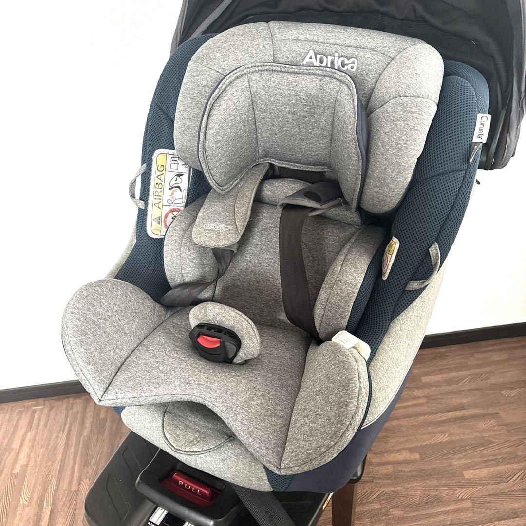 【美品】 Aprica チャイルドシート クルリラPlus ISOFIX