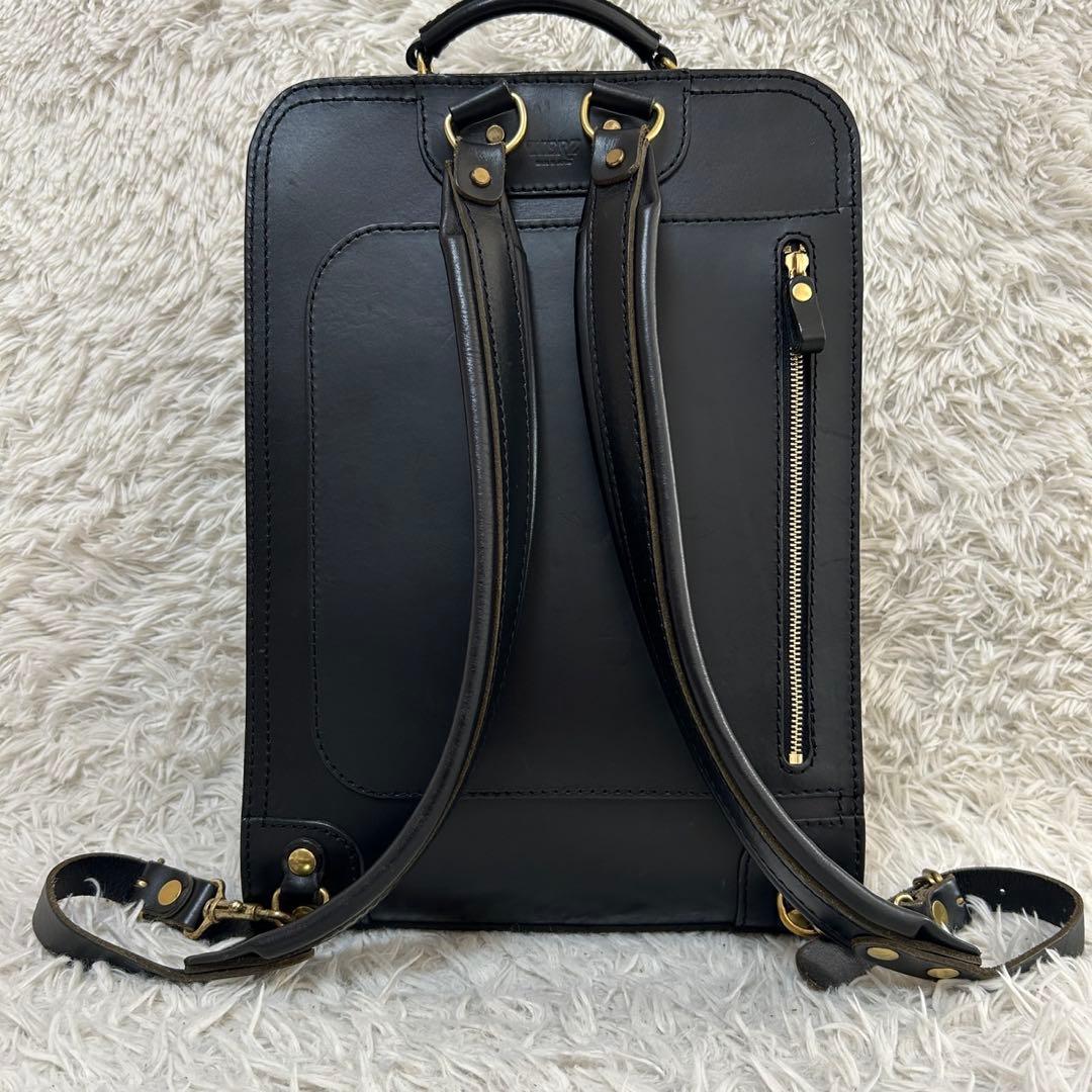 未使用✨HERZ ヘルツ ブリックリュック ビジネスリュック ブラック　R-25