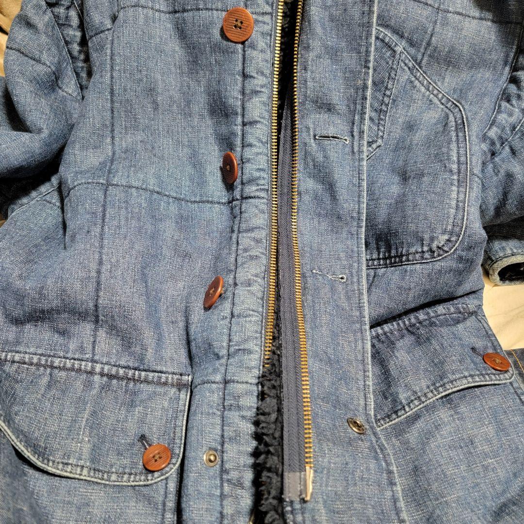 ​【ロンハーマン取扱】OUTERKNOWN デニムボア フーデッドコート