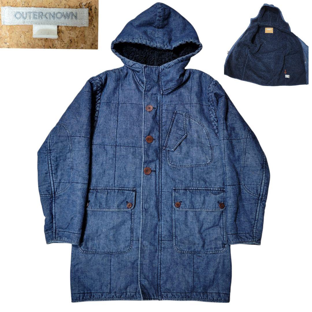 ​【ロンハーマン取扱】OUTERKNOWN デニムボア フーデッドコート