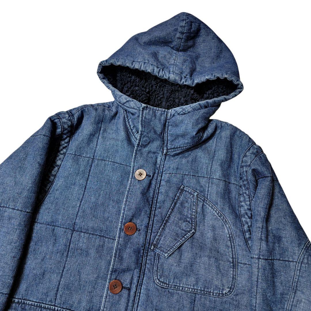 ​【ロンハーマン取扱】OUTERKNOWN デニムボア フーデッドコート