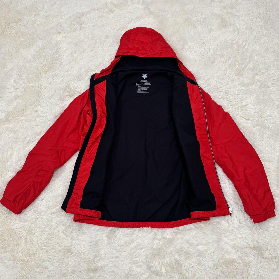 美品✨デサント ムーブスポーツ 上下セット Oサイズ 赤黒 限定モデル