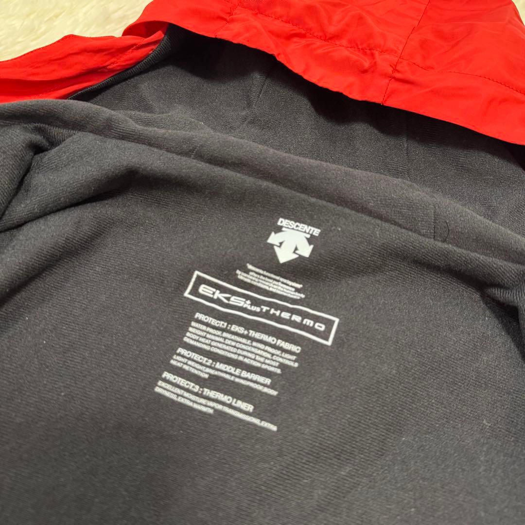 美品✨デサント ムーブスポーツ 上下セット Oサイズ 赤黒 限定モデル