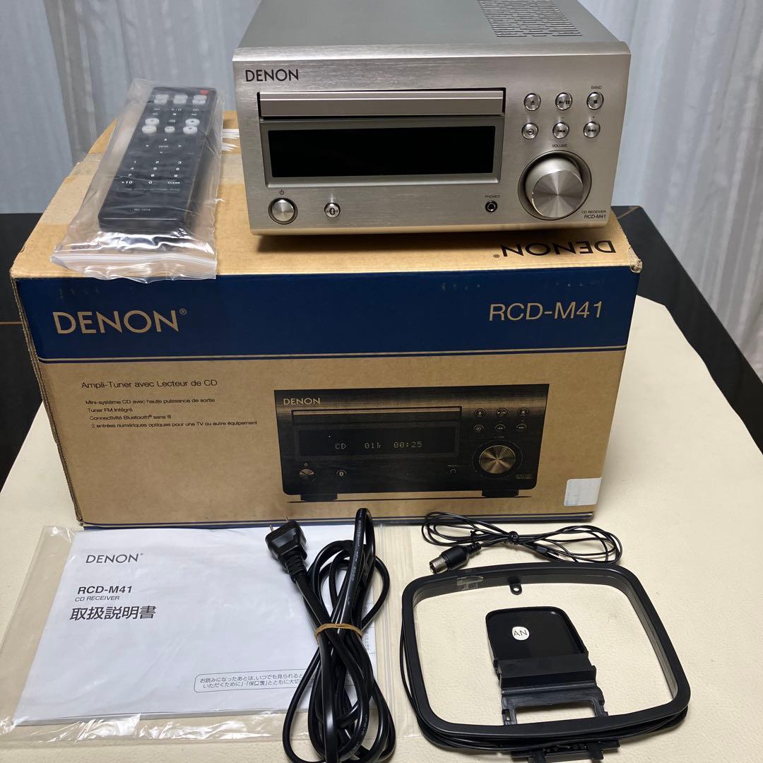 DENONR CDレシーバー RCD-M41 動作品 2022年製元箱付