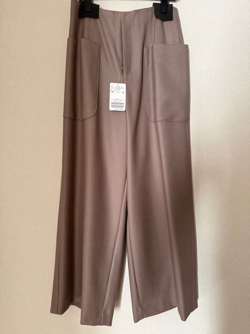 IENA 新品　タグ付き パッチポケットウールパンツ　38