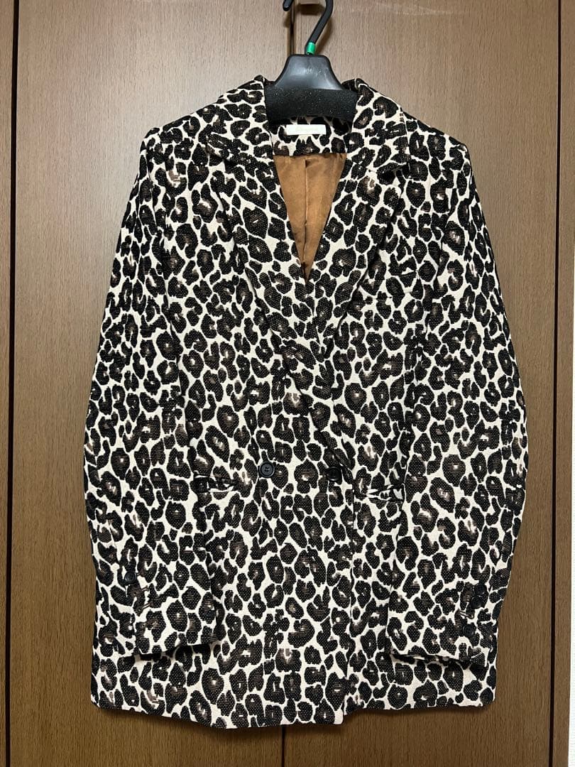 Loungedress レオパードジャケット ヒョウ柄 ブラウン