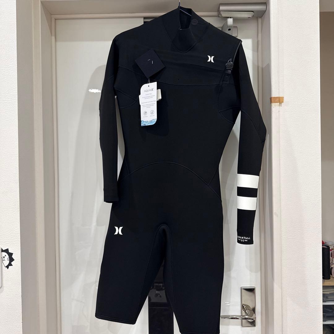 （新品タグ付き）Hurley ブラック 長袖ロングジョンウェットスーツ