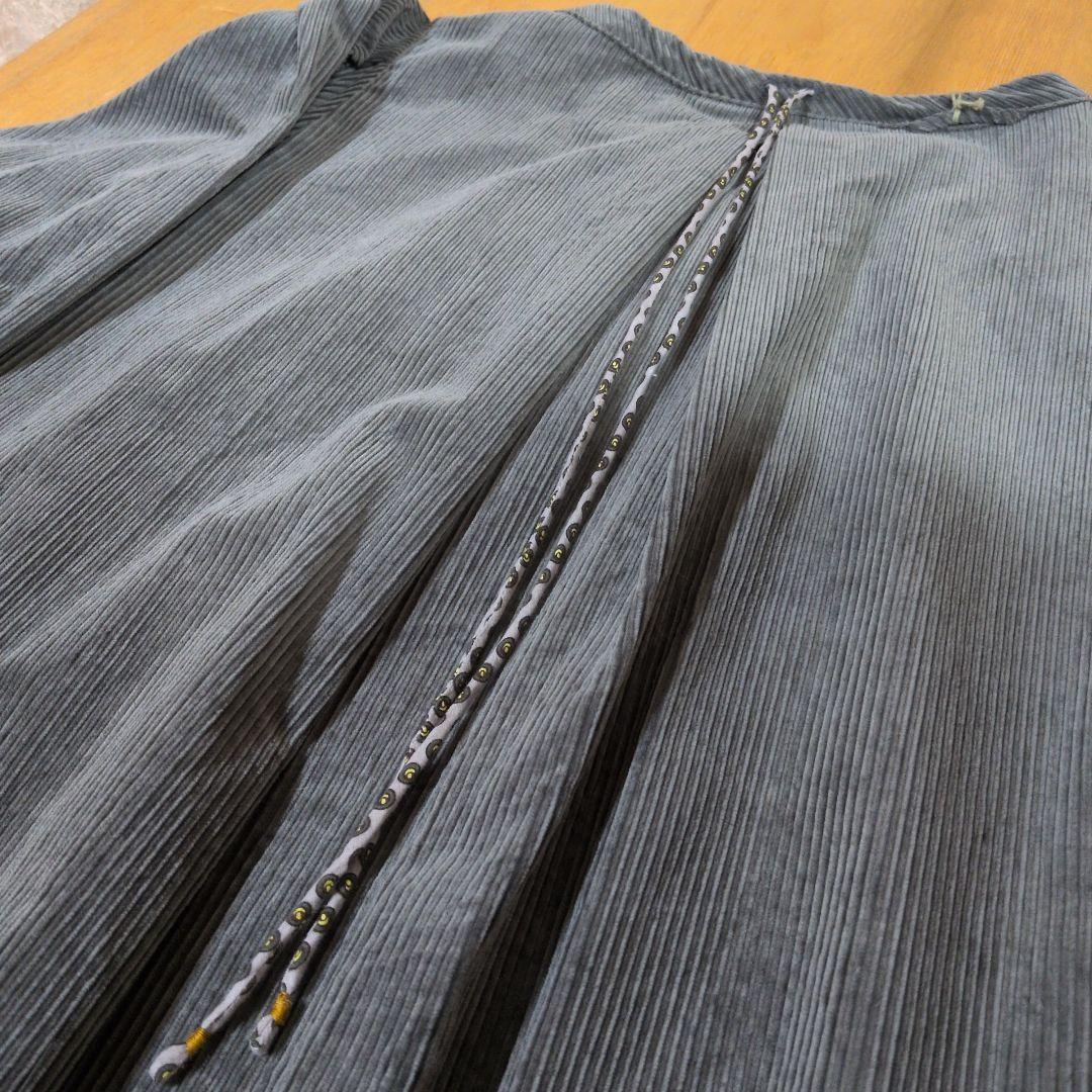 1/20日〜21日限定価格未使用タグ付45rpmコーデュロイ Aラインワンピース