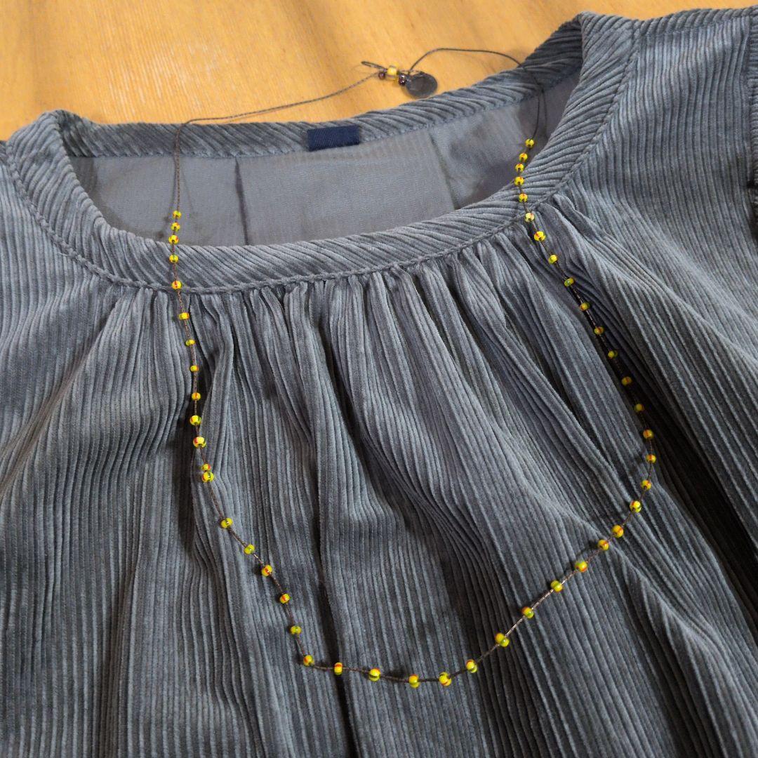 1/20日〜21日限定価格未使用タグ付45rpmコーデュロイ Aラインワンピース