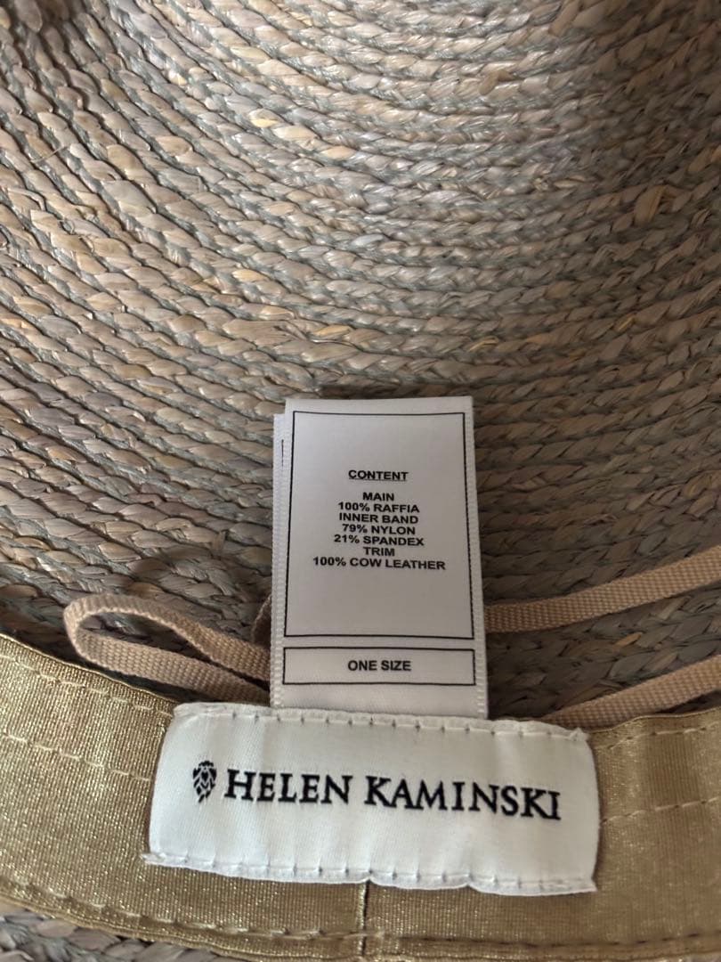 美品 Helenkaminski ヘレンカミンスキー 帽子 ベサ6 BESA6