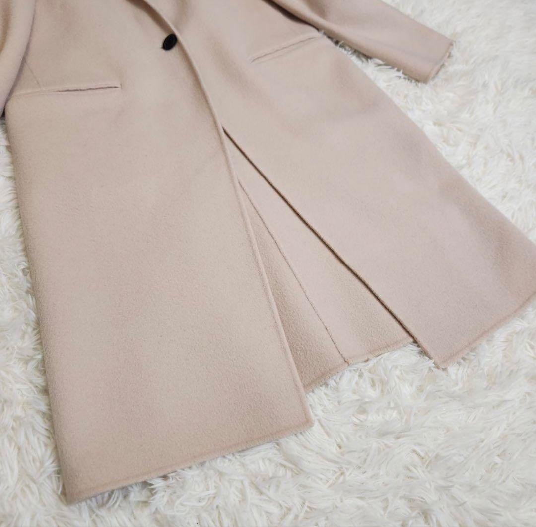 【現行タグ】Theory セオリー カシミア混 チェスターコート ピンクベージュ