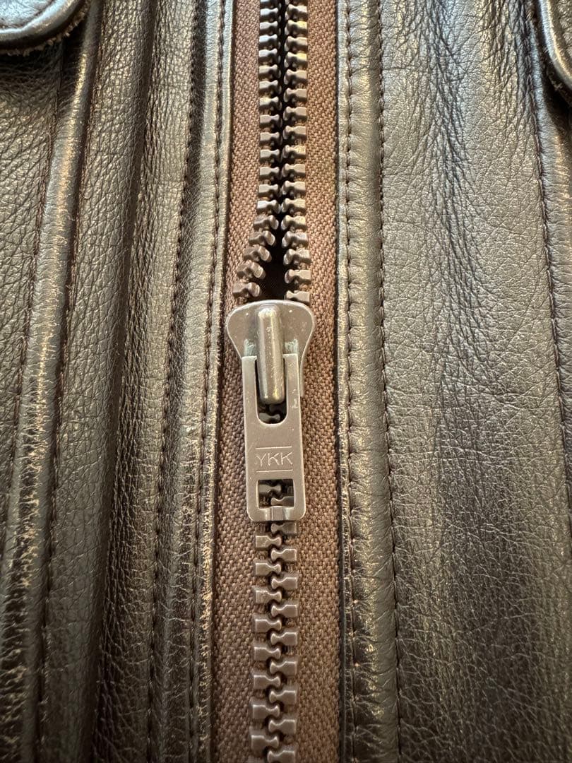 レザージャケット 本革 A-2フライトジャケット Lサイズ 90s 牛革 日本製