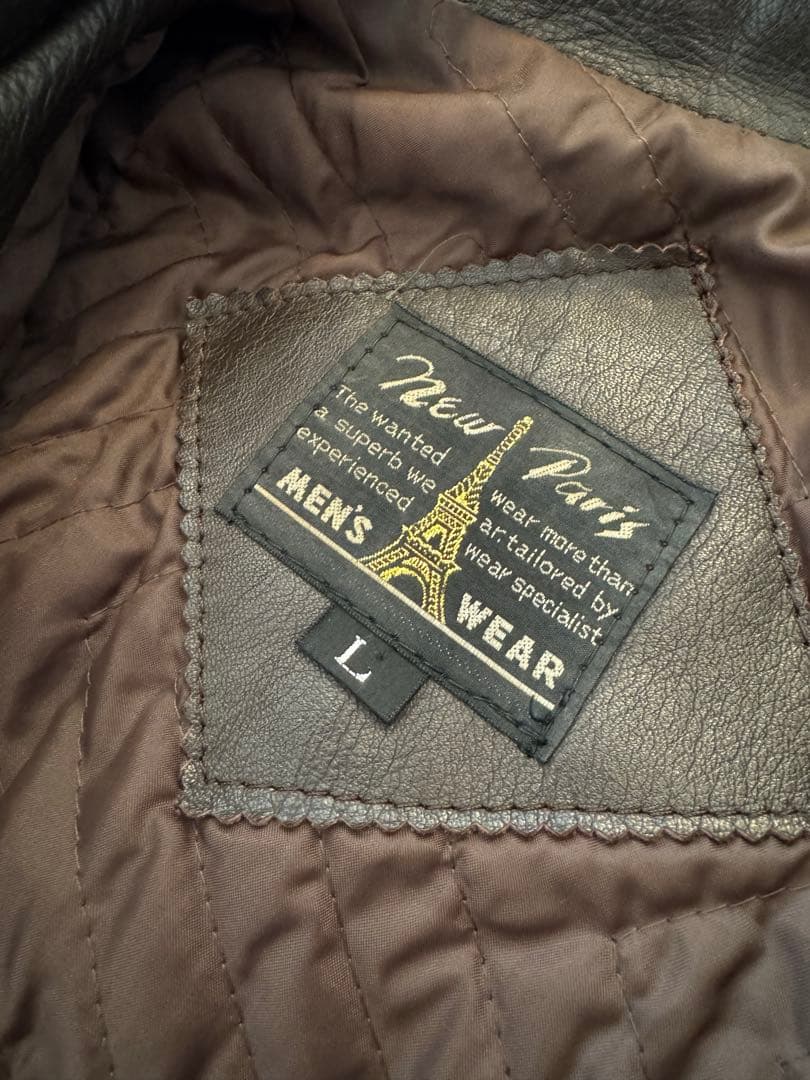 レザージャケット 本革 A-2フライトジャケット Lサイズ 90s 牛革 日本製