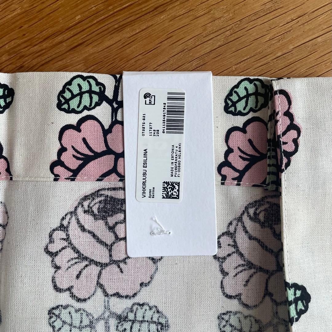 国内正規品 新品 marimekko ヴィヒキルース エプロン ピンク 日本限定
