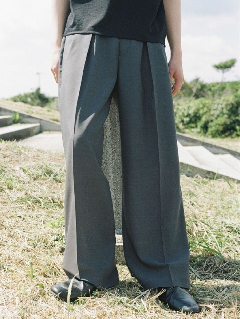 スーツ LIDNM SUPER LIGHT WOOL TROUSERS