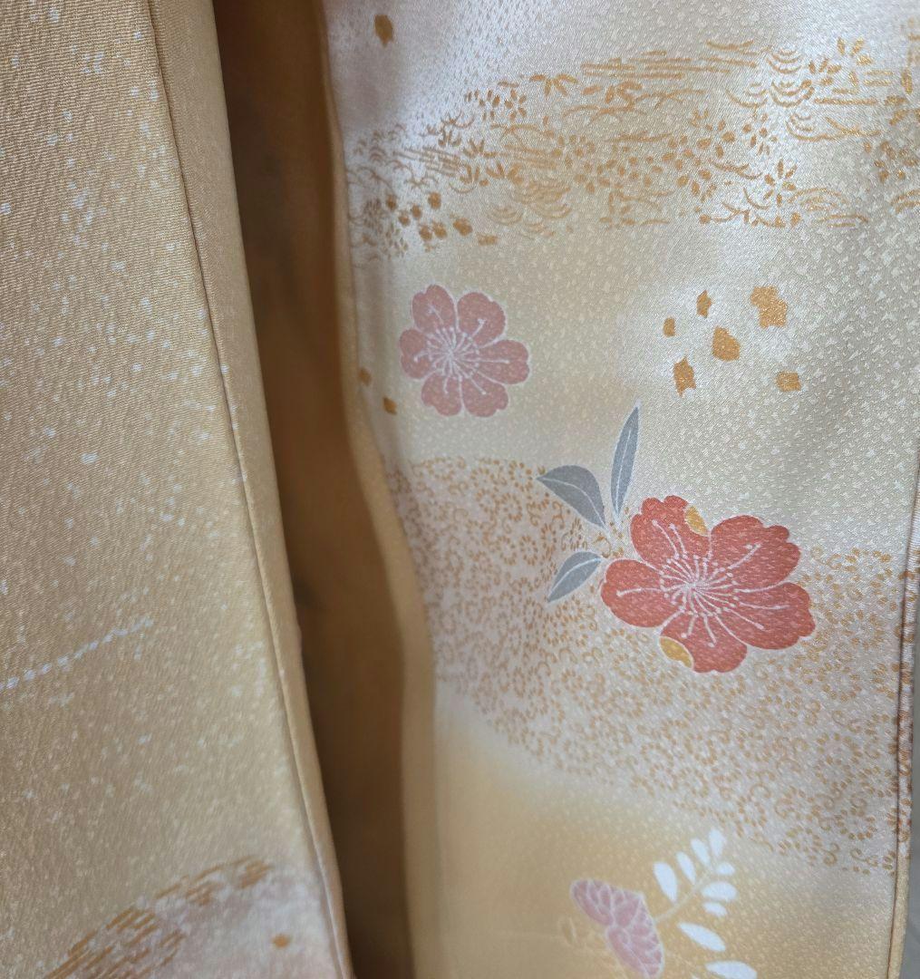 辻ケ花訪問着4点フルセット、 着物、袋帯、帯締め、帯揚げ