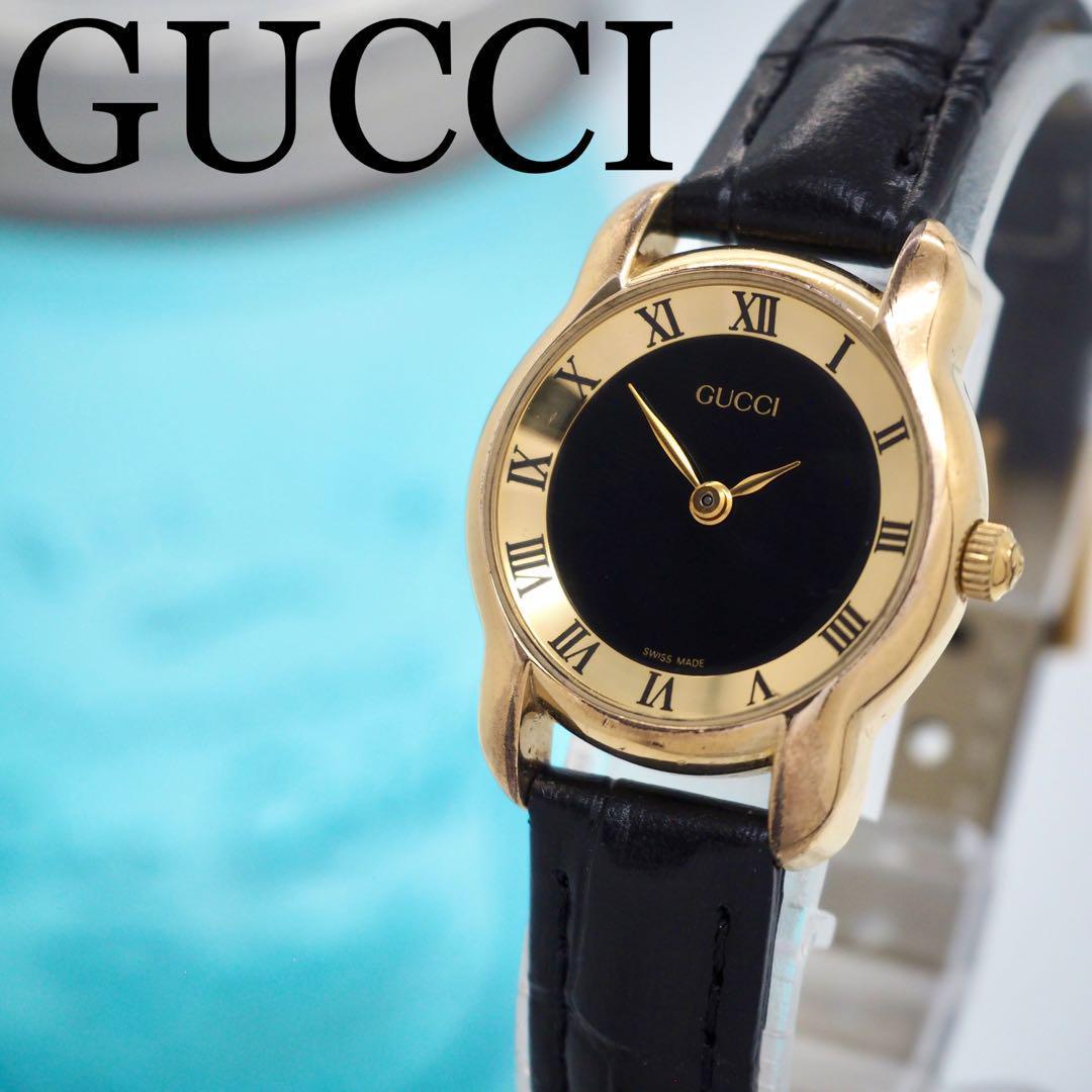 415 GUCCI　レディース　時計　ローマ文字　新品ベルト　5100L 希少