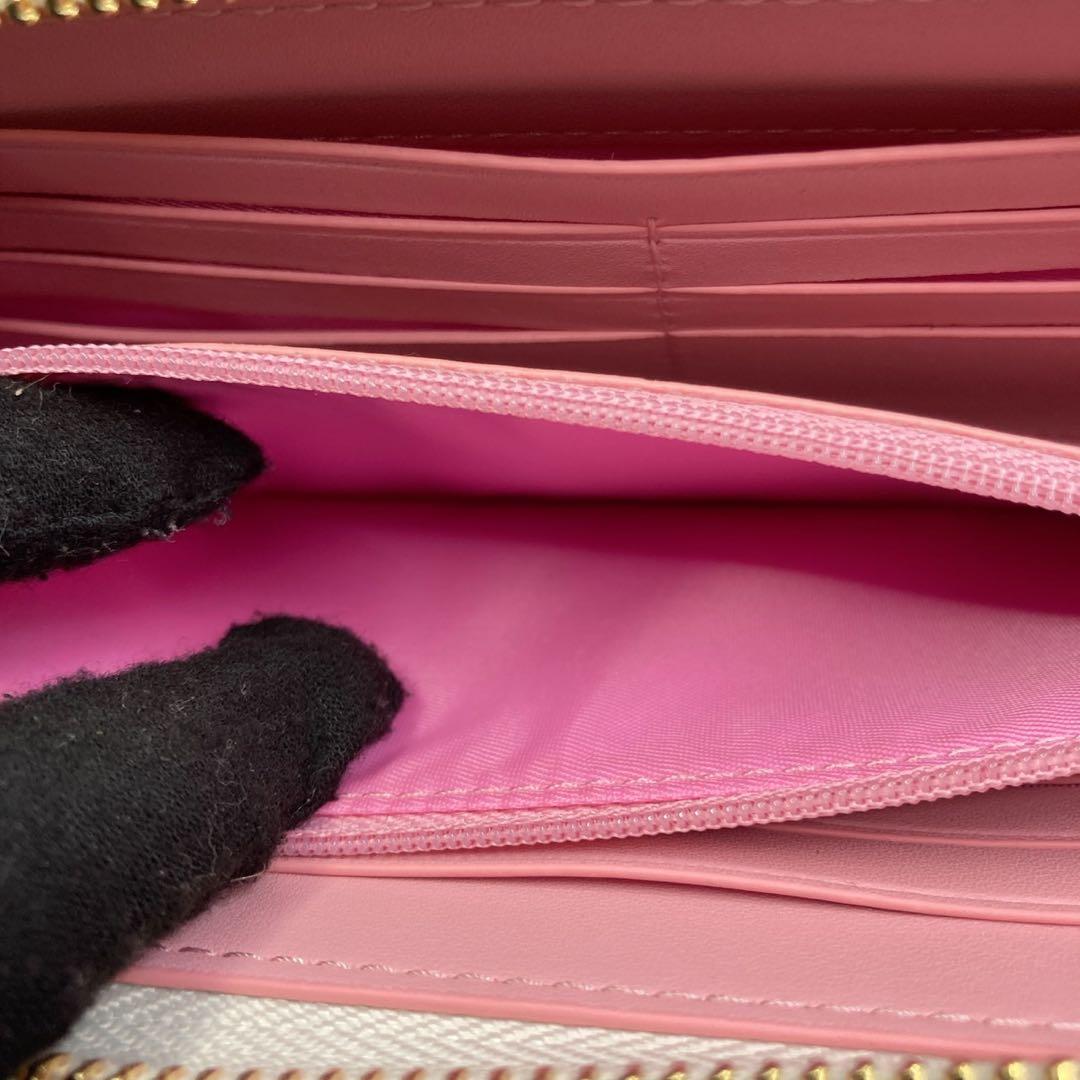 新品　未使用　箱付き　COACH コーチ 長財布 アコーディオンジップ 花柄