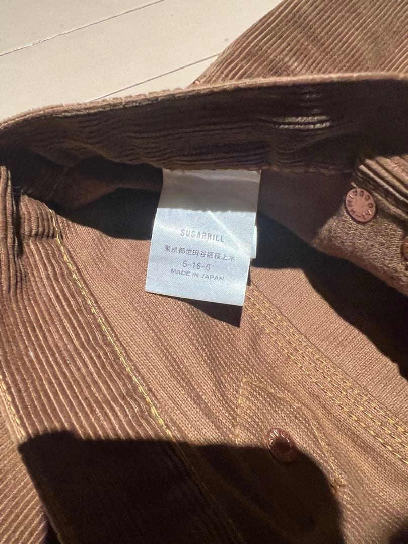 SUGARHILL CORDUROY DOUBLE KNEE 30 ダブルニー
