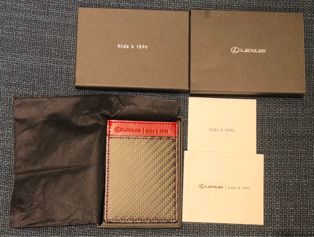 【未使用】LEXUS/レクサス純正　カードキーケース（リアルソフトカーボン）