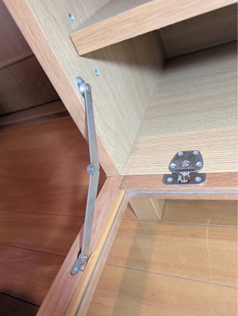 ■送料込■無印良品 木製テレビボード オーク材 収納棚 木製家具 TV台廃盤