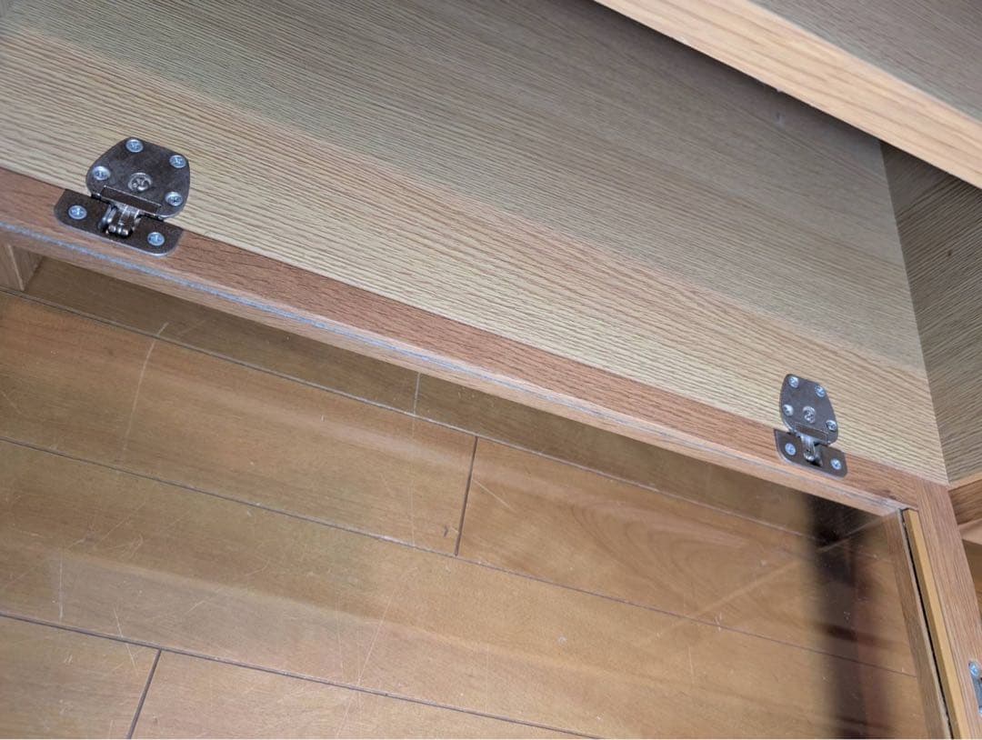 ■送料込■無印良品 木製テレビボード オーク材 収納棚 木製家具 TV台廃盤