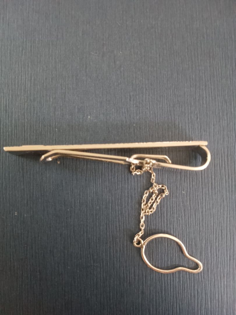 【14金ホワイトゴールド】 ネクタイピン