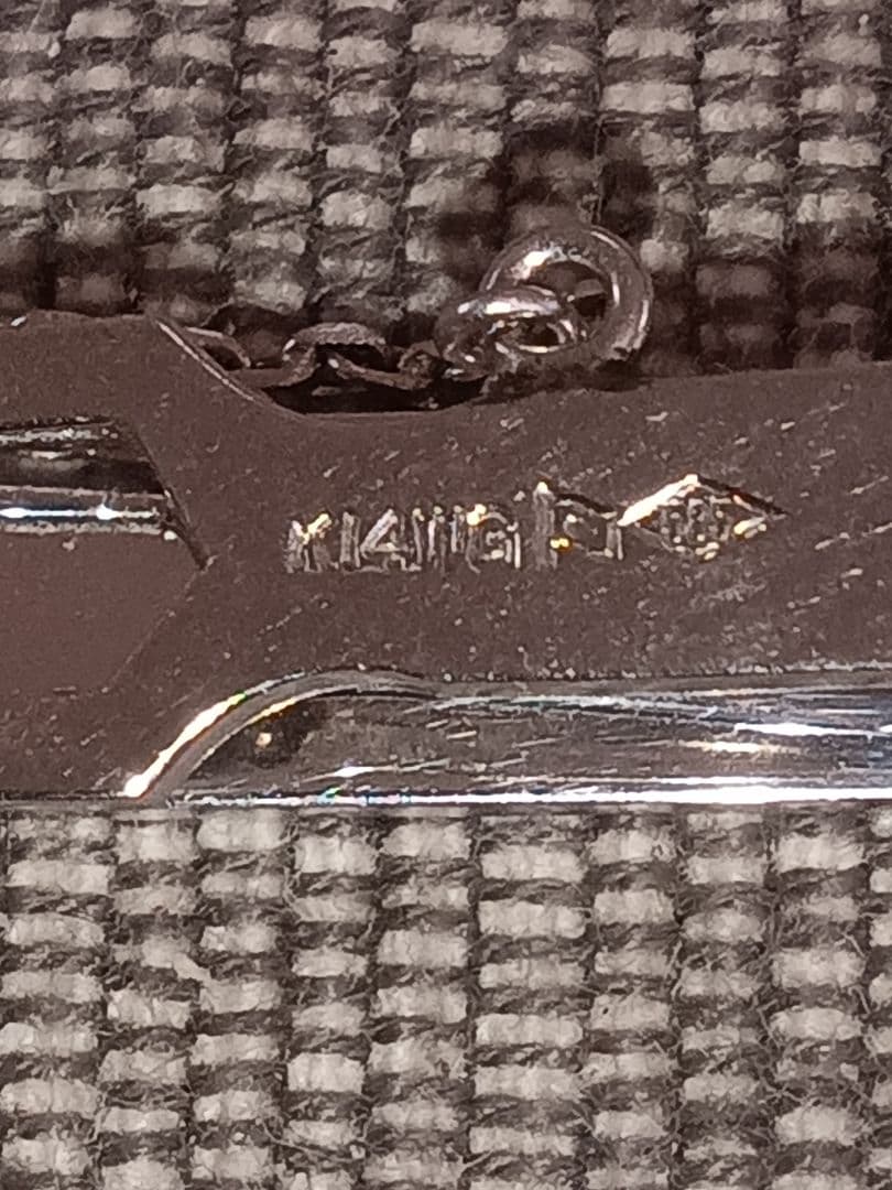 【14金ホワイトゴールド】 ネクタイピン