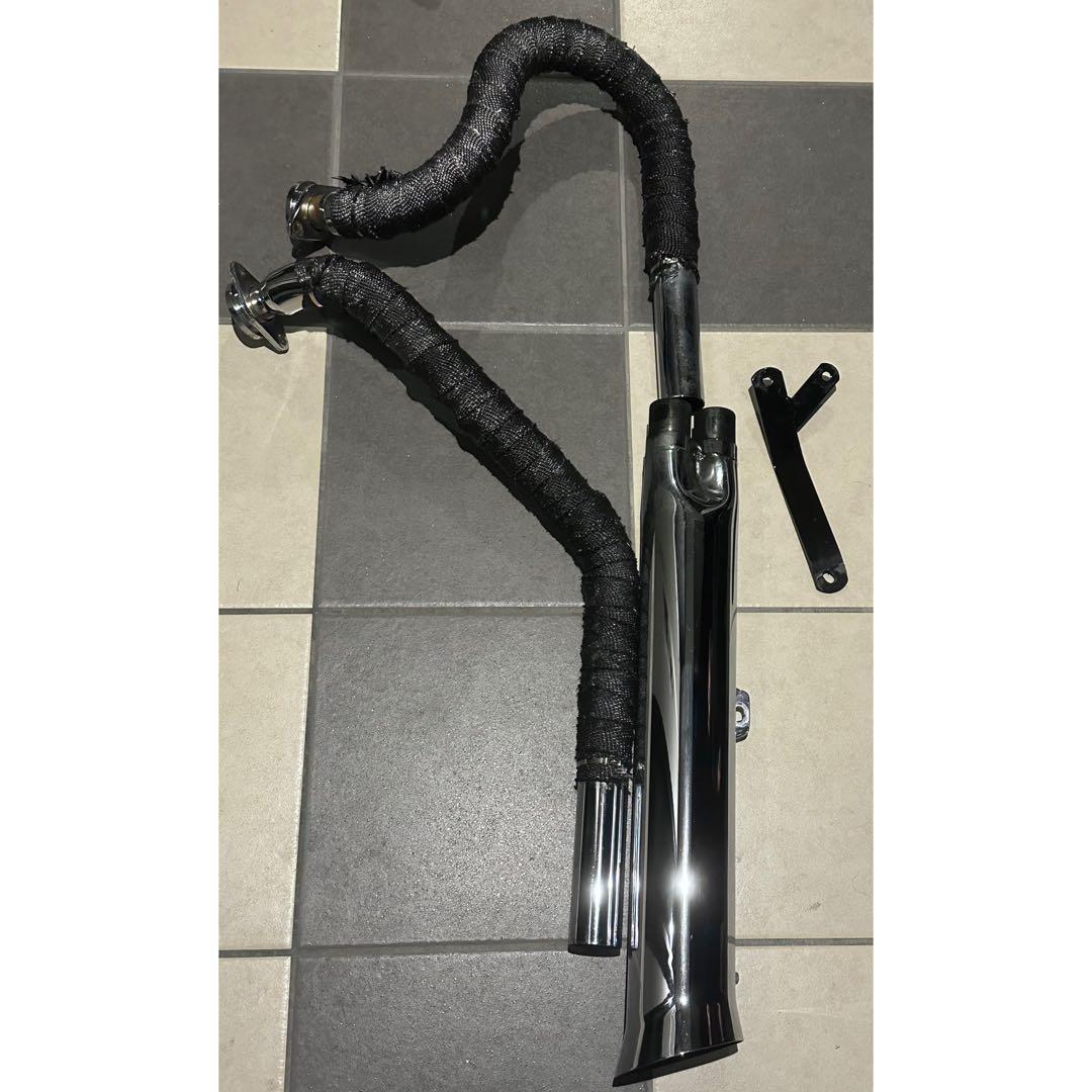 ケンテック 2in1 マフラー イントルーダークラシック 極太 フレアカット