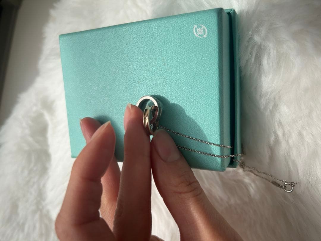 Tiffany ティファニー 1837 インターロッキング ネックレス コンビ