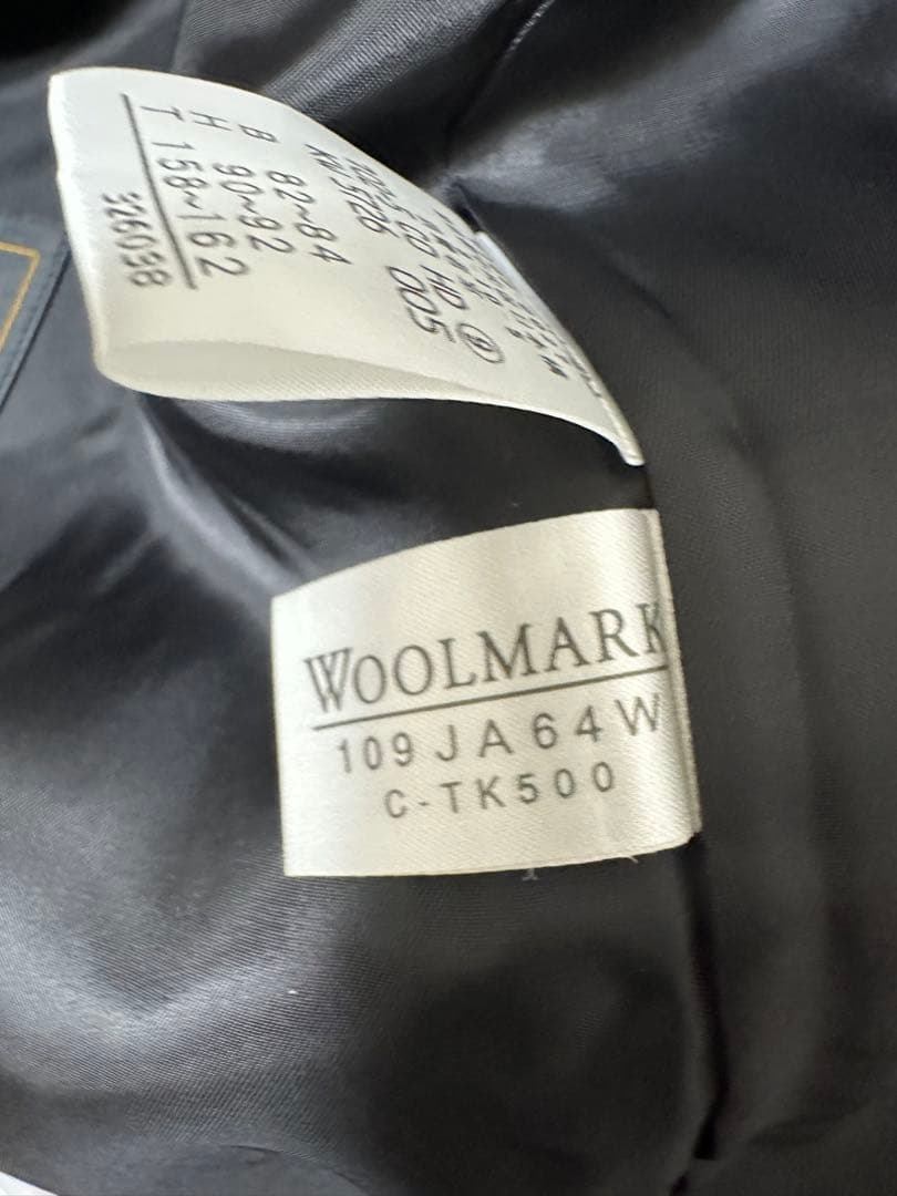 ミス　オンワード　カシミヤ100% ブラック　黒　ロングコート　比翼仕立て