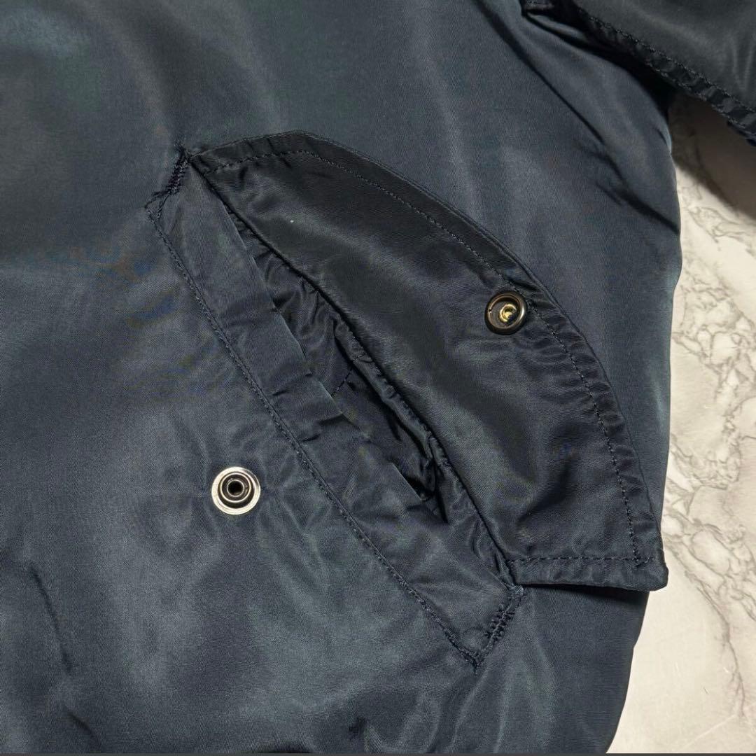 美品/旧タグ三本線【USA製】80s ALPHA ma1 　Mサイズ　ネイビー