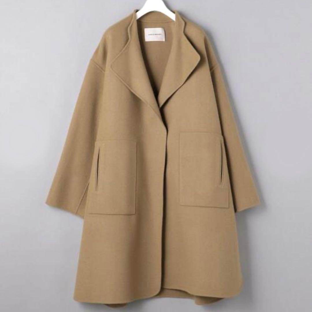 AEWEN MATOPHイウエン マトフ スリットリバーコート ガウン ロング丈