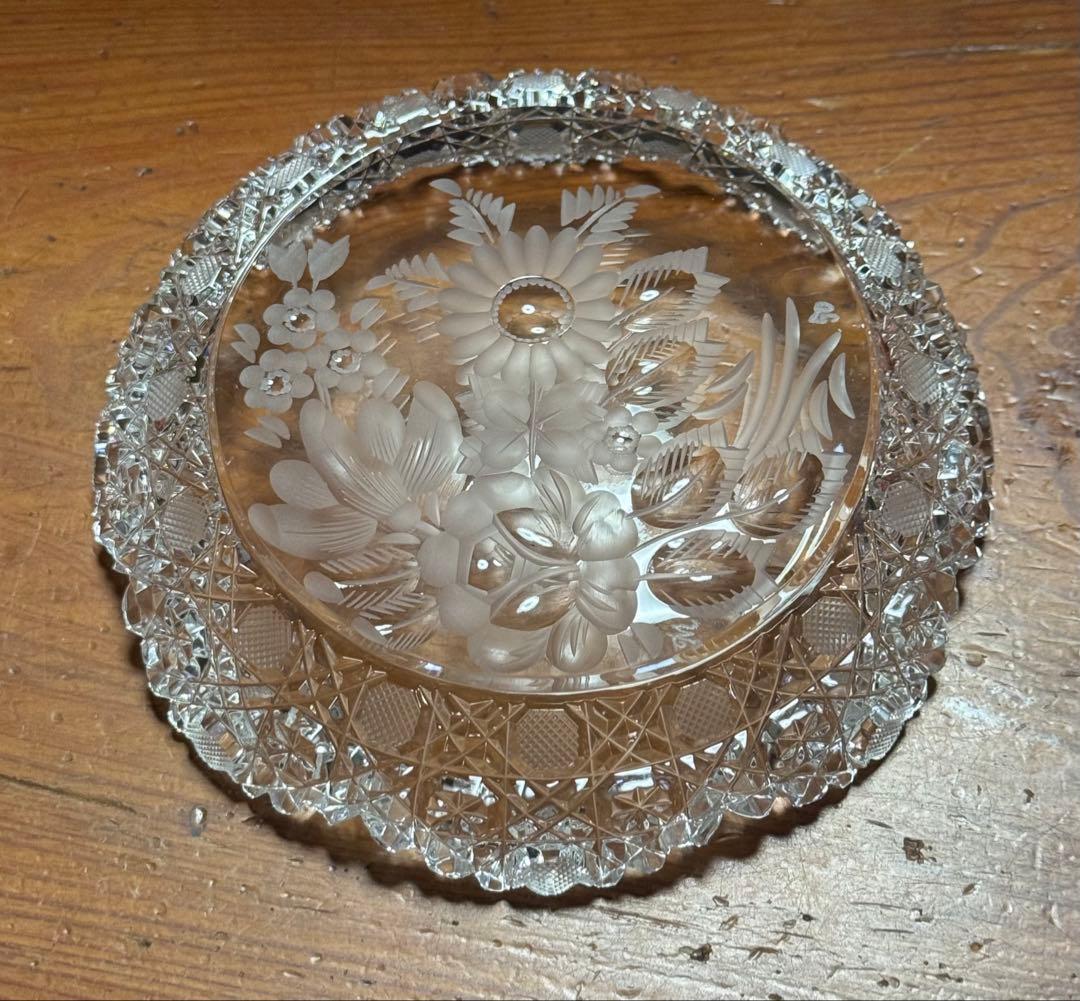 『 マイセン クリスタル ガラス クリアー 』 《ヴィンテージ》《未使用》