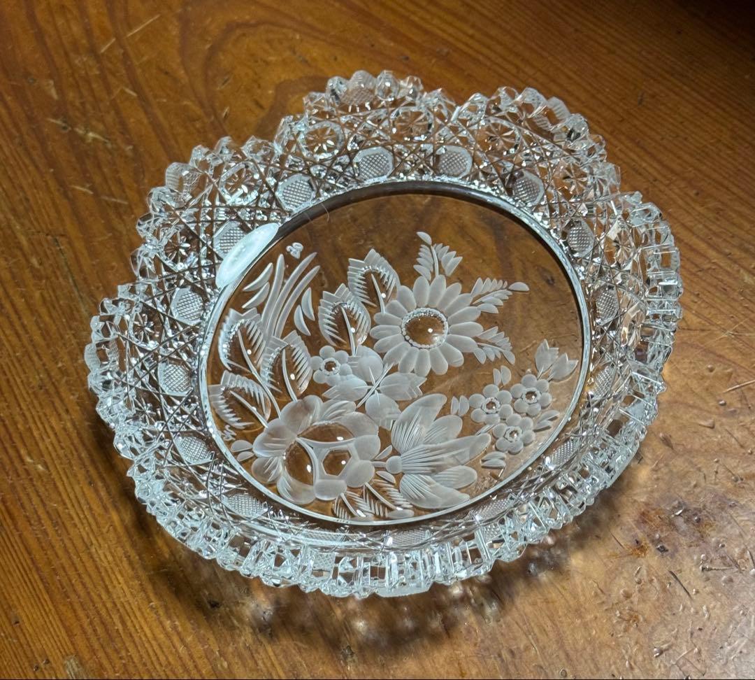 『 マイセン クリスタル ガラス クリアー 』 《ヴィンテージ》《未使用》