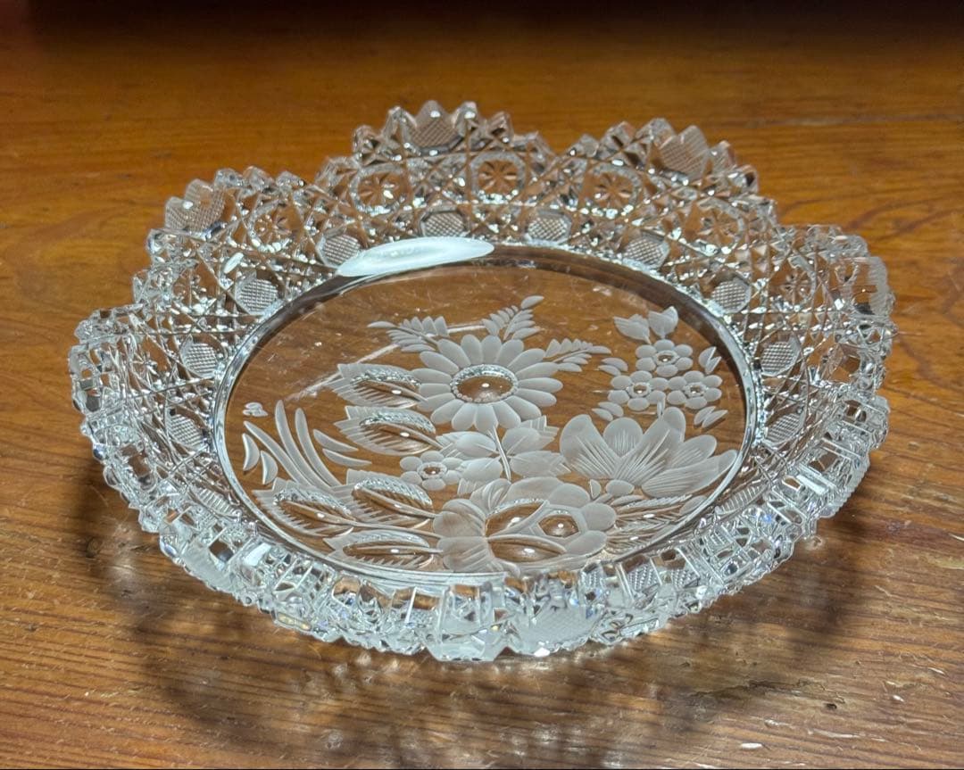 『 マイセン クリスタル ガラス クリアー 』 《ヴィンテージ》《未使用》