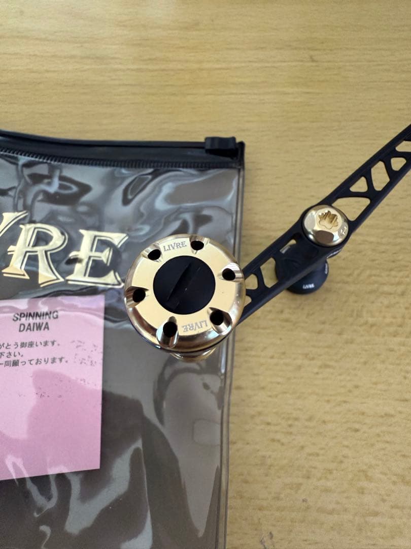 LIVRE エギ王　コラボ　カスタムハンドル　ハンドル　WING100 ダイワ用