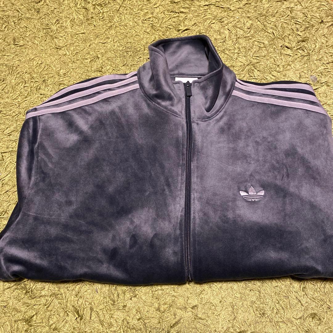adidas ベロア　トラックジャケット