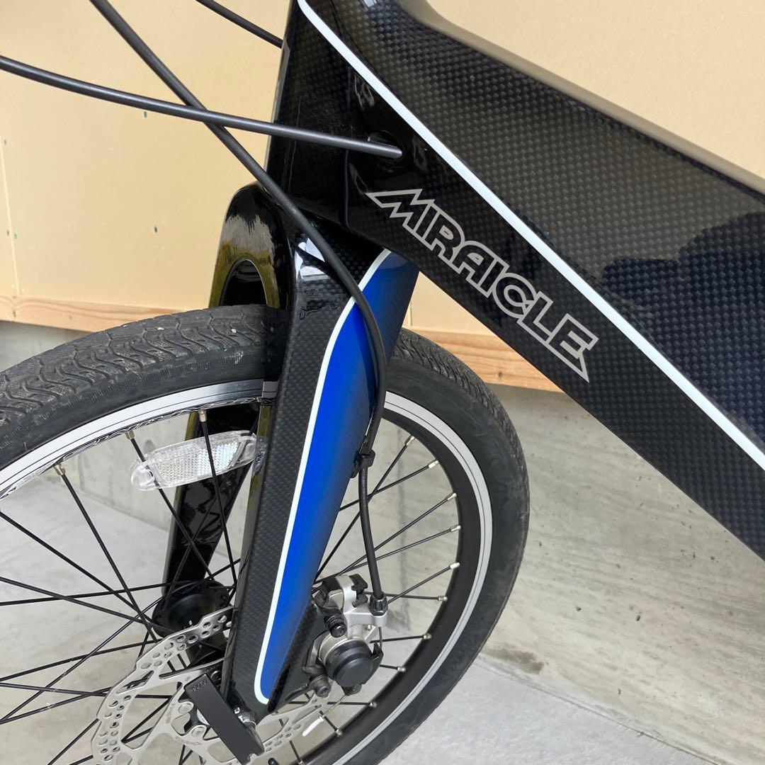 カーボンフレーム ミニベロ ミライクル 自転車