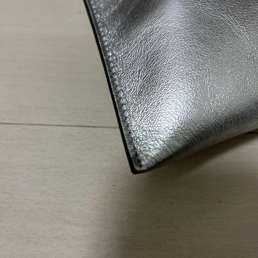 美品 J&Mデヴィッドソン ファロートートバッグミニ シルバー